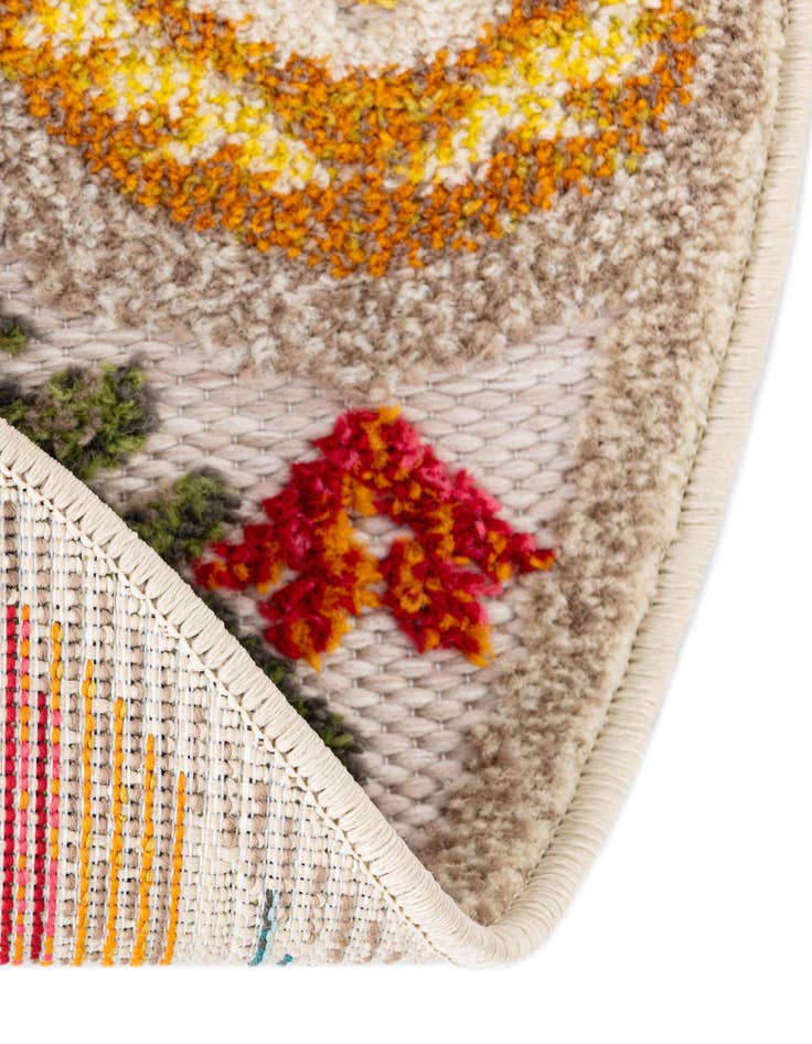 Detail image of  6' x 6'  Washable Casablanca Indoor / Outdoor Round Rug