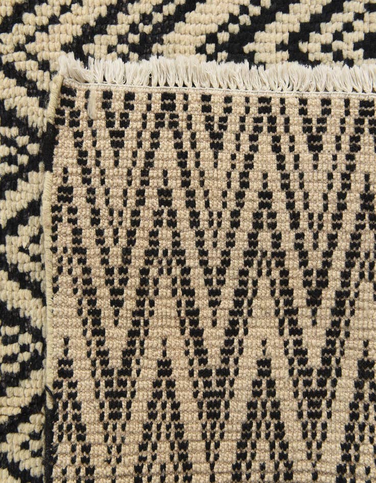 Detail image of  5' x 8' 2  Hand Knotted Moroccan Wool Rug