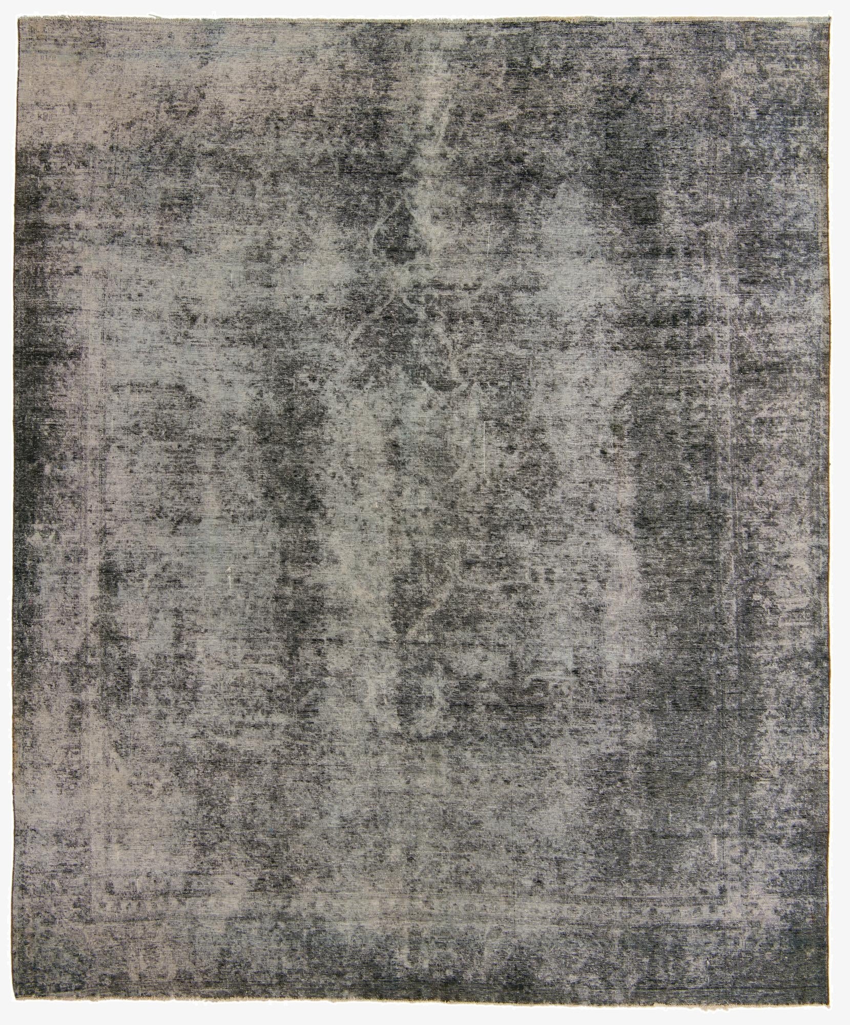  9' 3 x 11' 6  Hand Knotted Ultra Vintage Persian Wool Rug