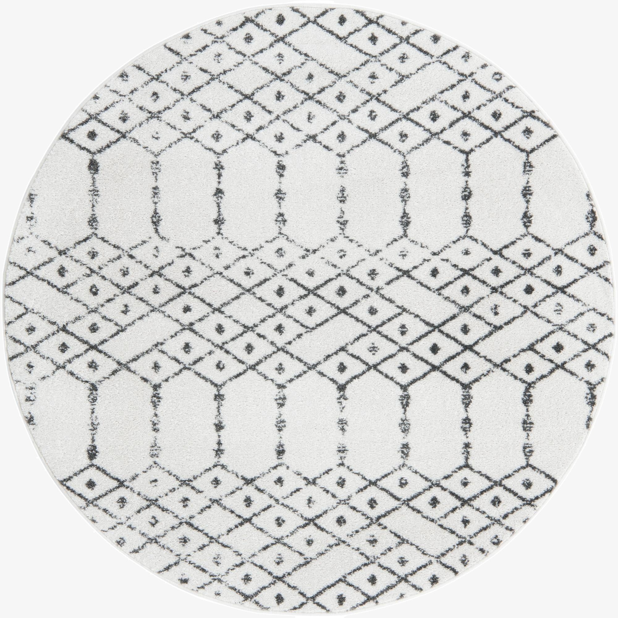  7' 10 x 7' 10 Paxon Trellis Round Rug