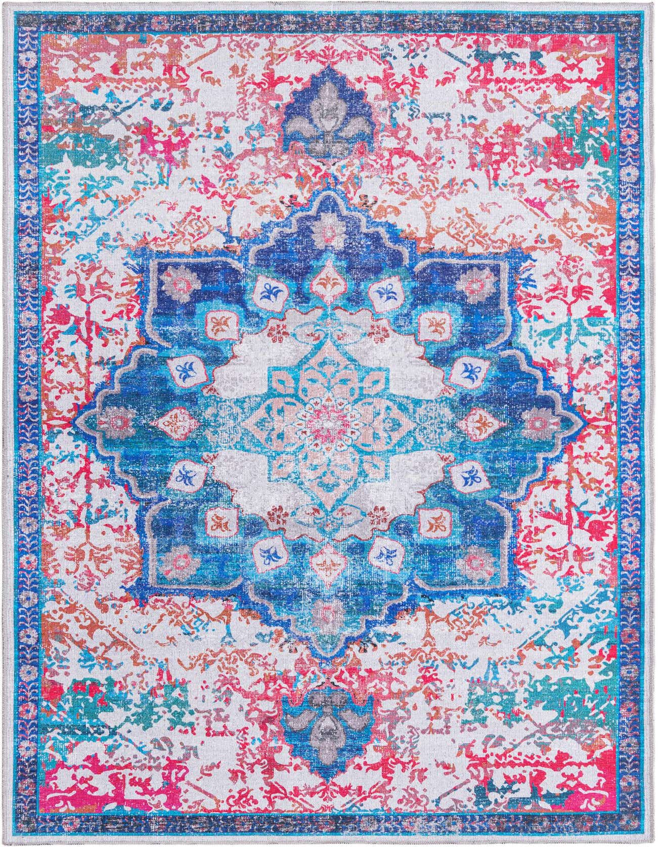 Primary image  5' 3 x 8'  Washable Francesca Rug