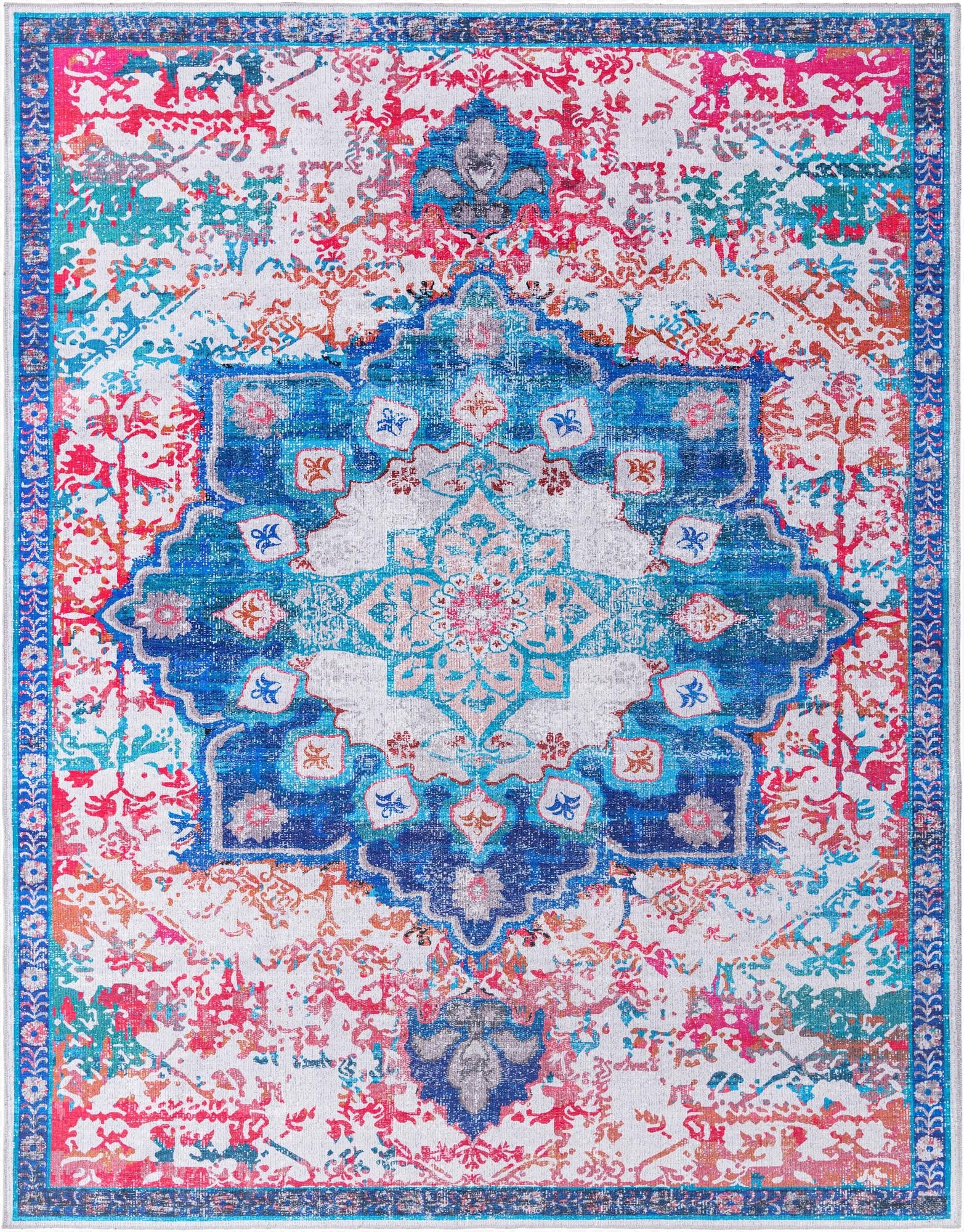  10' 6 x 13'  Washable Francesca Rug
