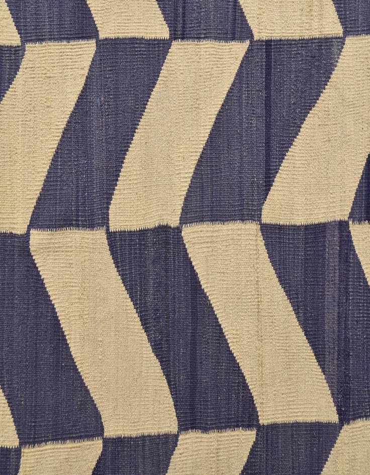 Detail image of  10' 5 x 13'  Hand Woven Kilim Modern Wool Rug