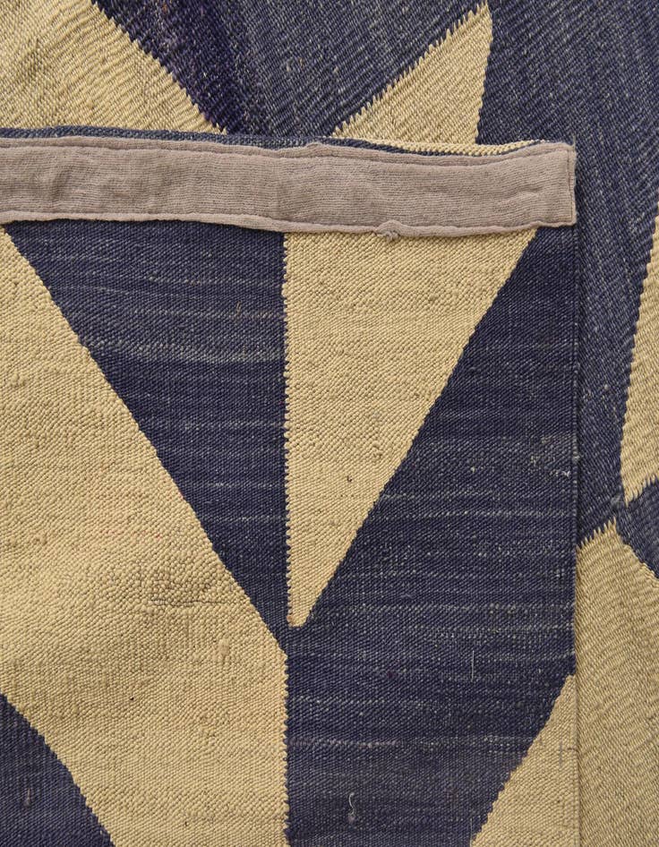 Detail image of  10' 5 x 13'  Hand Woven Kilim Modern Wool Rug