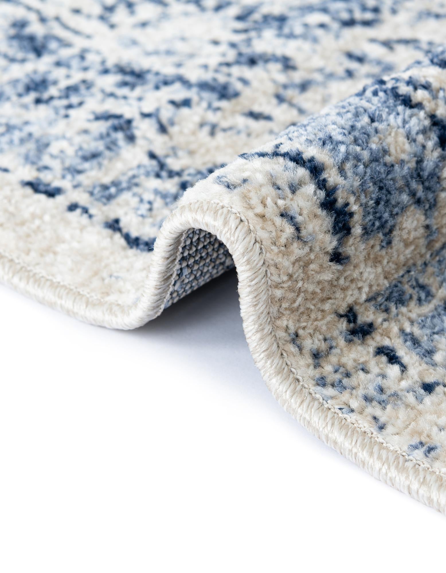 Ivory Blue 9' x 12' Miranda Rug | Rugs.com