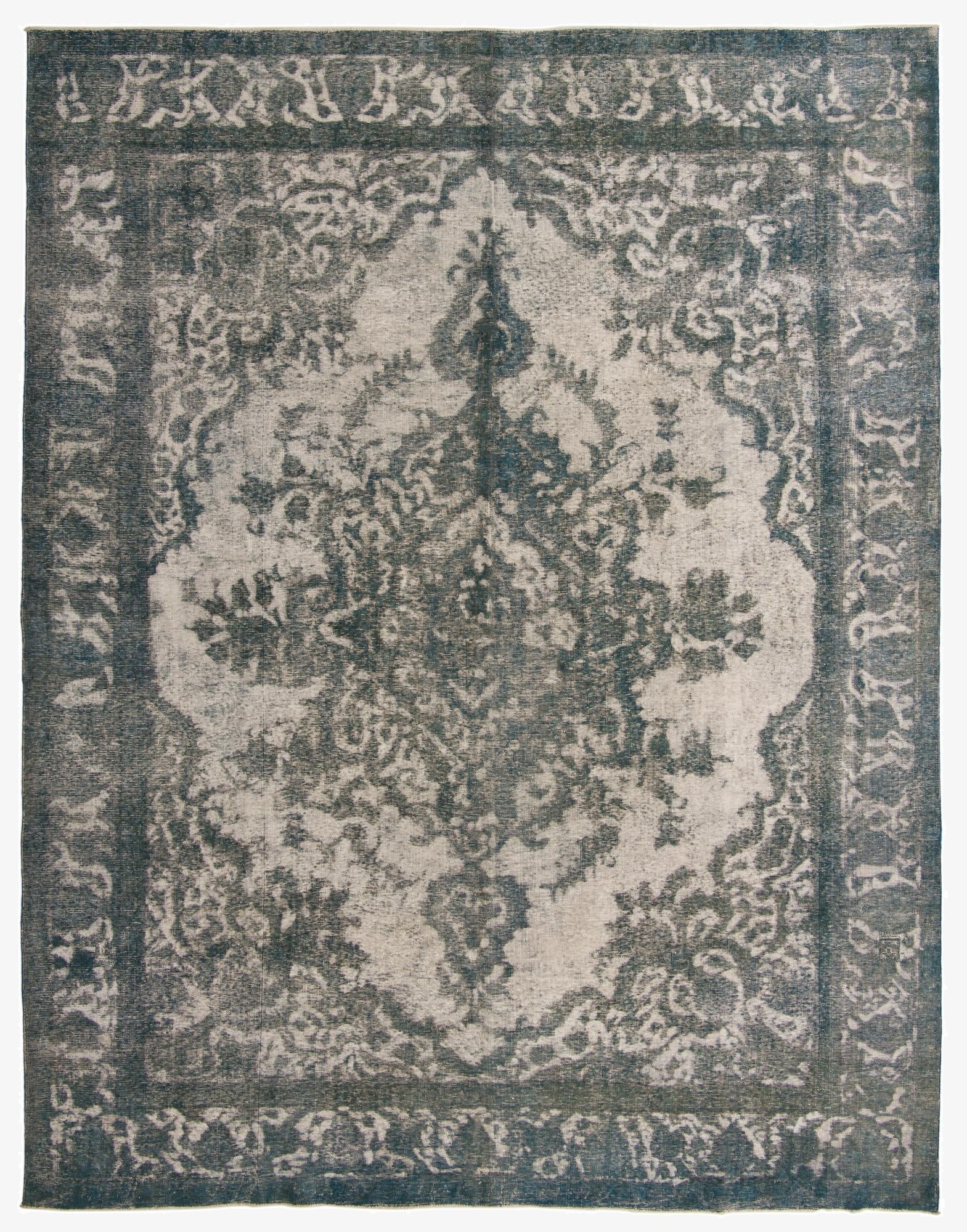  9' 10 x 12' 6  Hand Knotted Ultra Vintage Persian Wool Rug