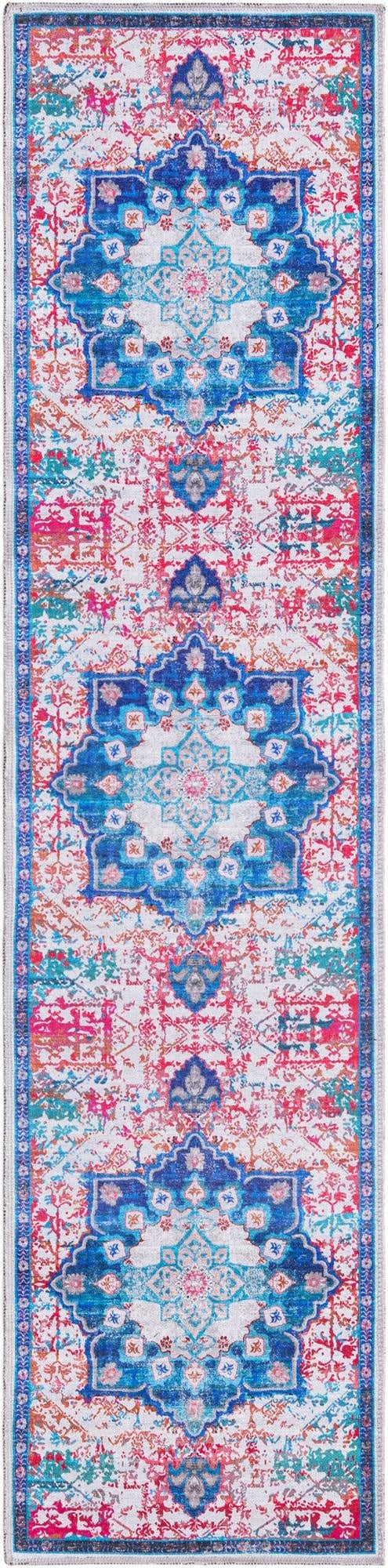  2' x 8'  Washable Francesca Runner Rug
