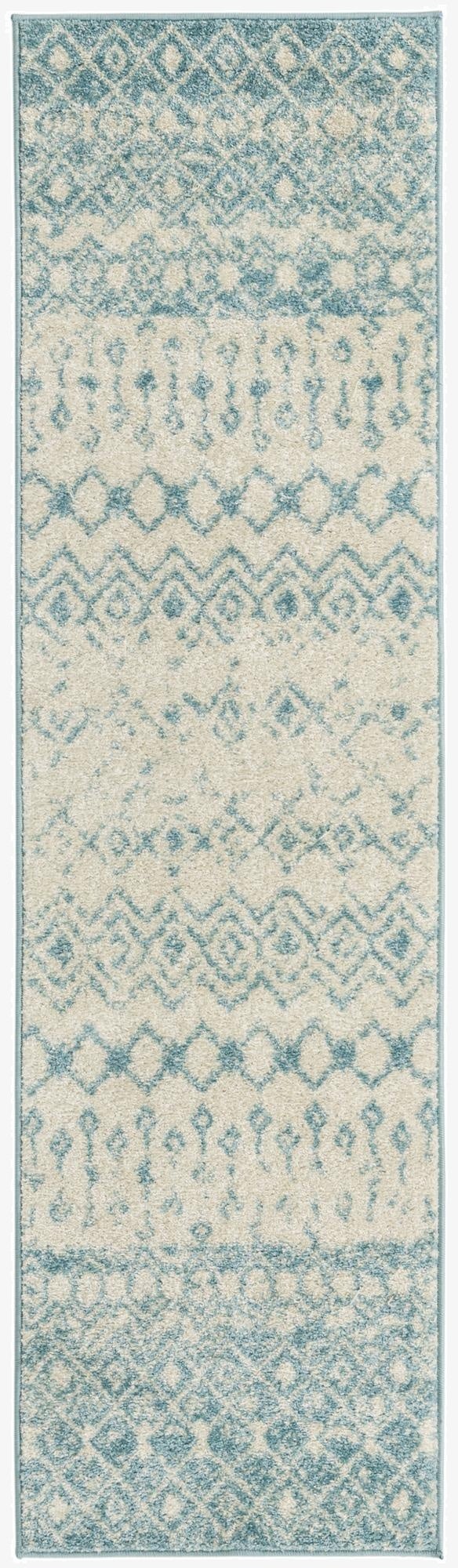  2' x 6' Moroccan Trellis Runner Rug
