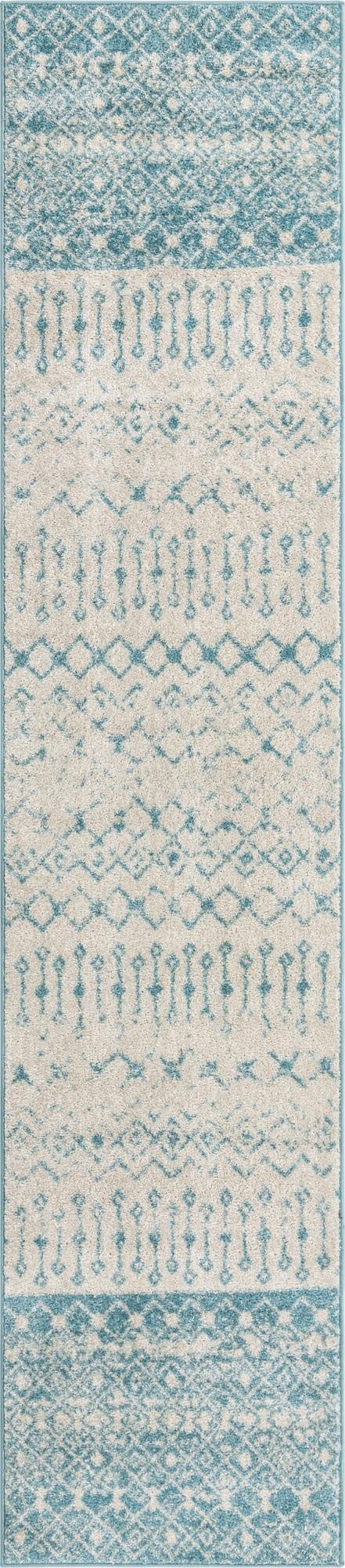  2' 7 x 12' Moroccan Trellis Runner Rug