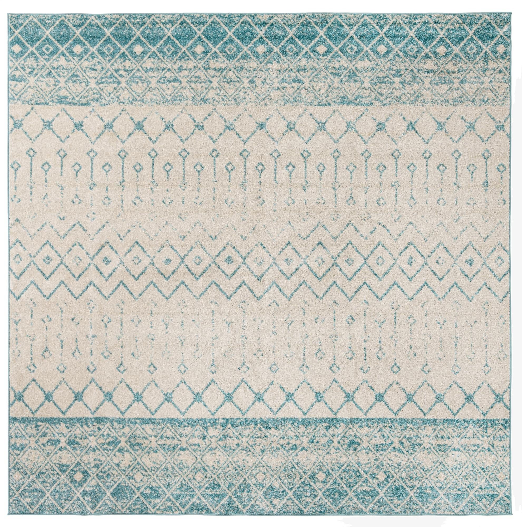  10' x 10' Moroccan Trellis Square Rug