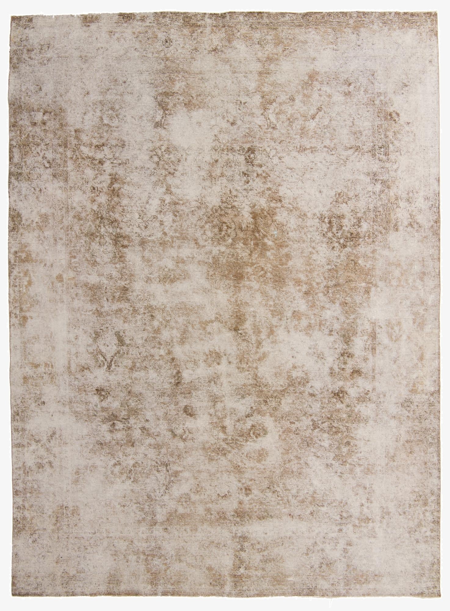  9' 4 x 12' 10  Hand Knotted Ultra Vintage Persian Wool Rug