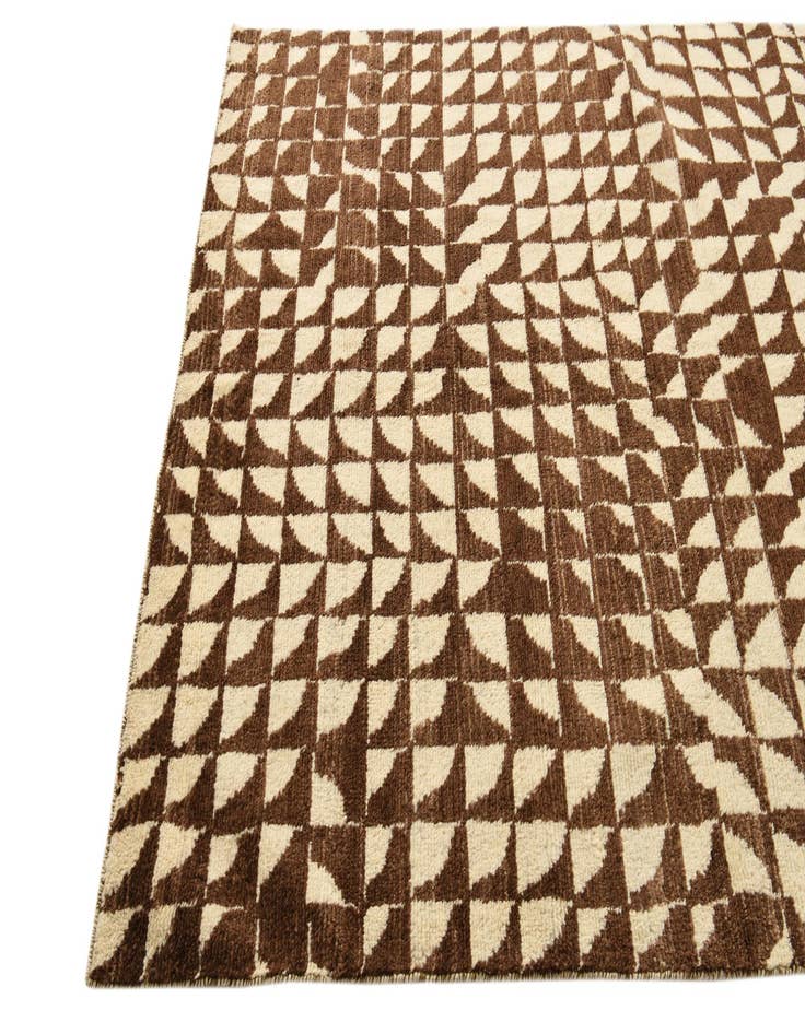 Detail image of  5' x 8'  Hand Knotted Darya Wool Rug