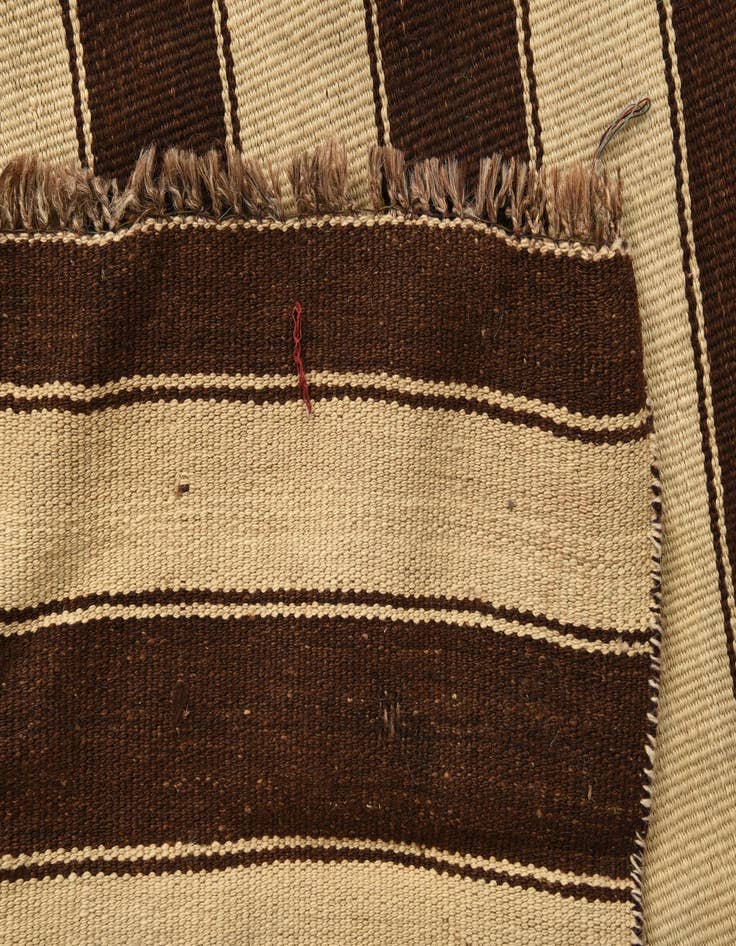 Detail image of  4' 9 x 9' 5  Hand Woven Kilim Fars Wool Rug