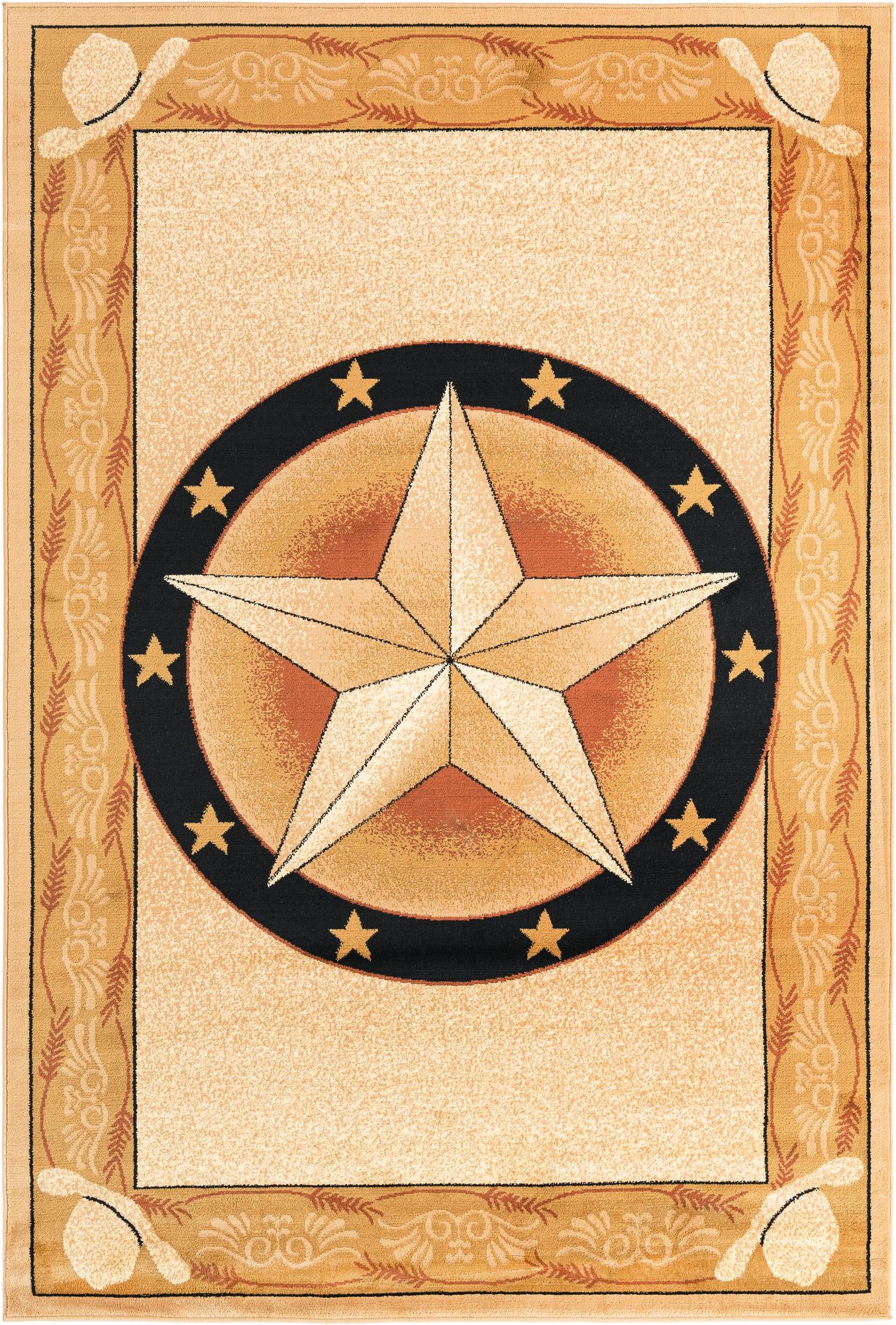 Rug Ivory Brown Swatch link