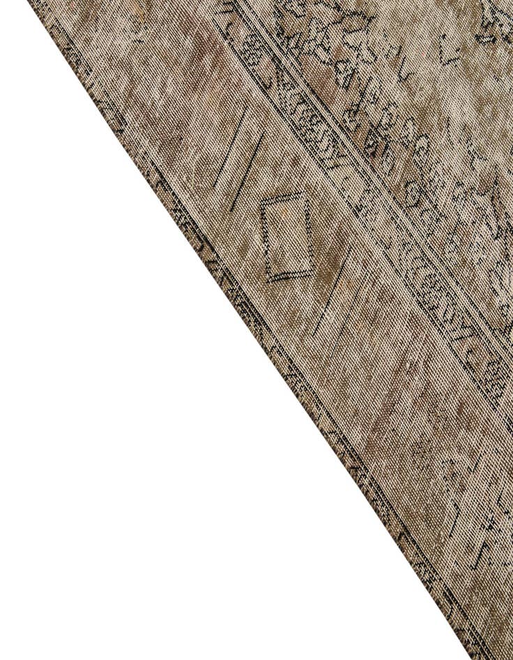 Detail image of  6' 4 x 9' 4  Hand Knotted Ultra Vintage Persian Wool Rug