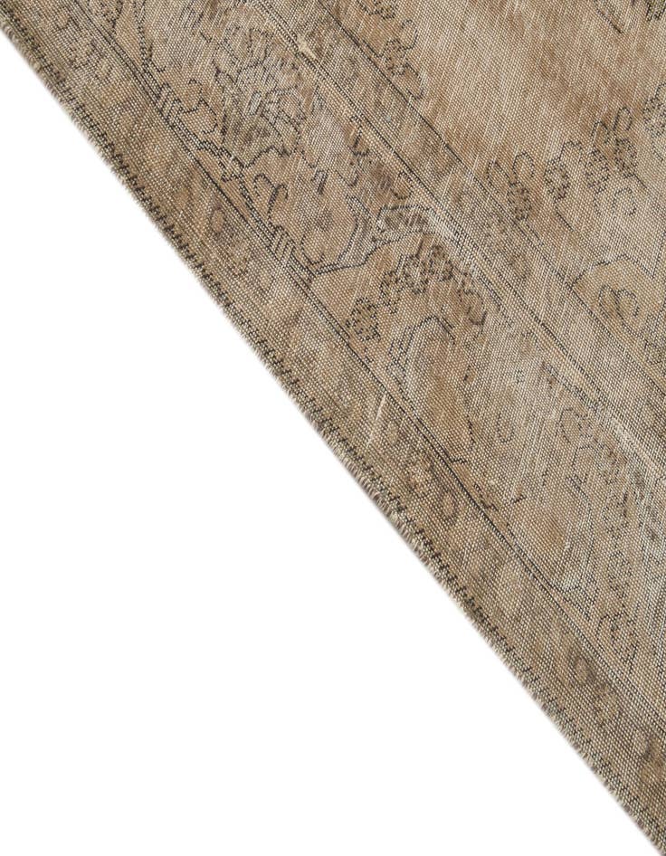 Detail image of  9' 8 x 12'  Hand Knotted Ultra Vintage Persian Wool Rug