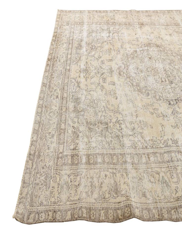 Detail image of  8' x 11' 5  Hand Knotted Ultra Vintage Persian Wool Rug