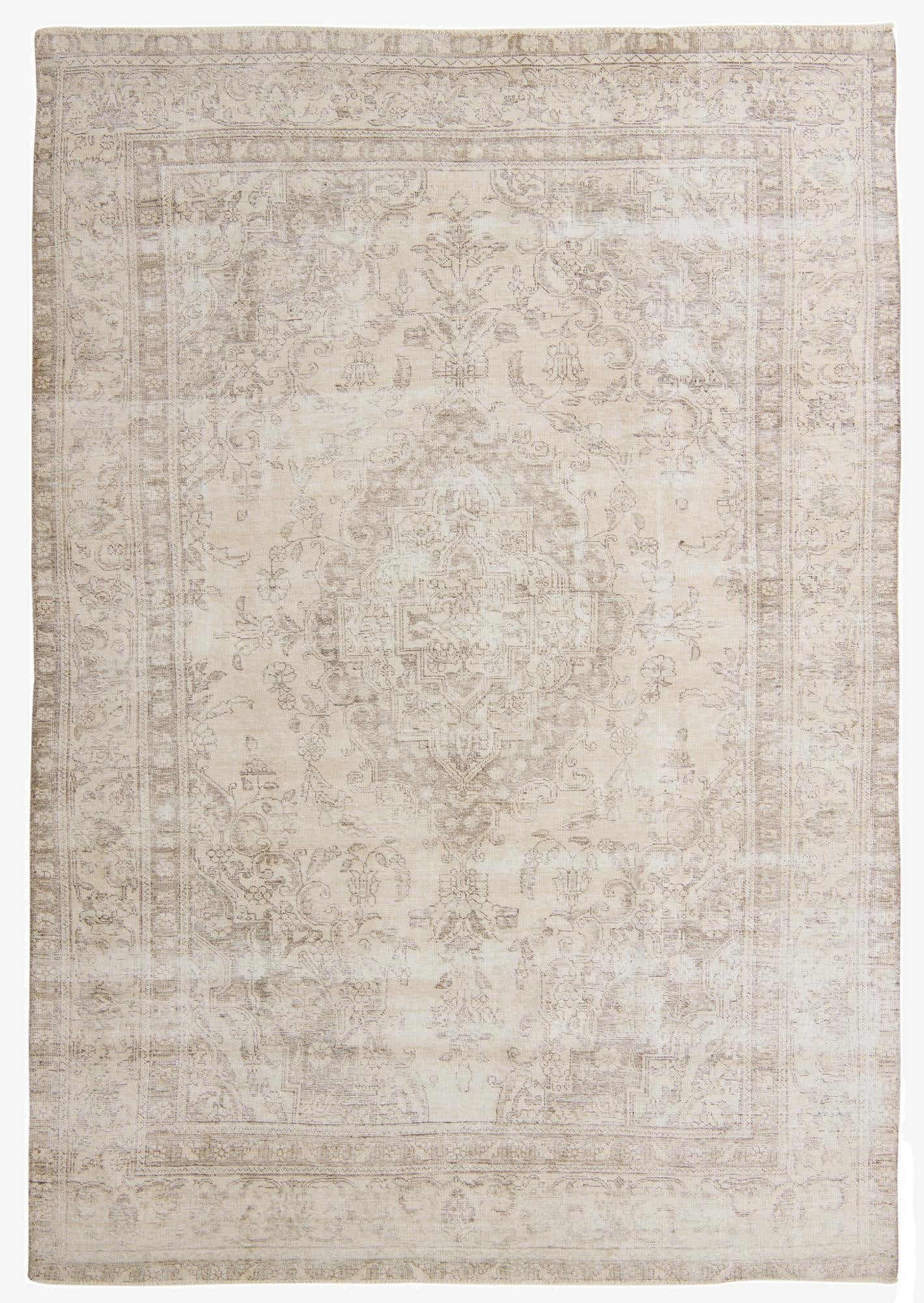  8' x 11' 5  Hand Knotted Ultra Vintage Persian Wool Rug