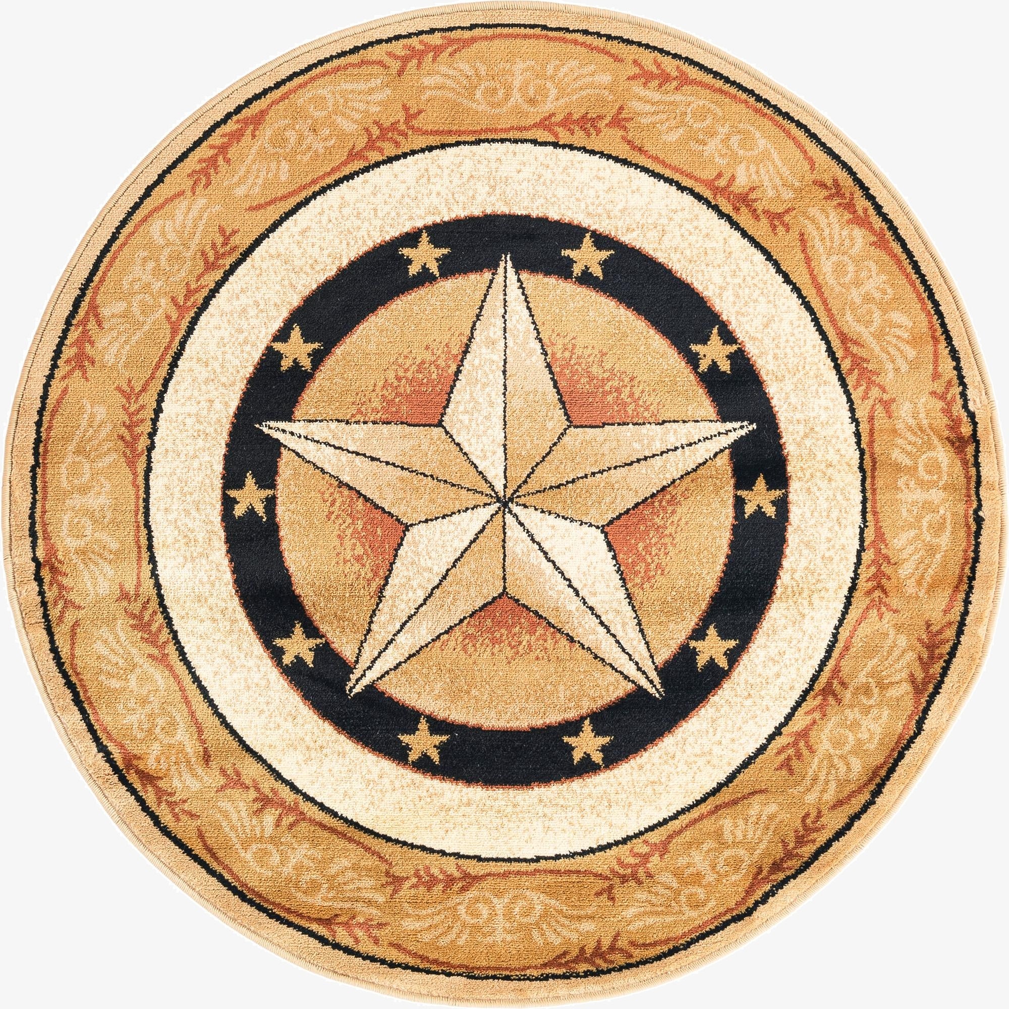  4' x 4' Pioneer Round Rug