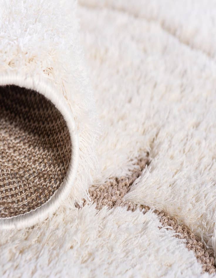 Detail image of 2' x 6' 9 Botanical Shag Runner Rug