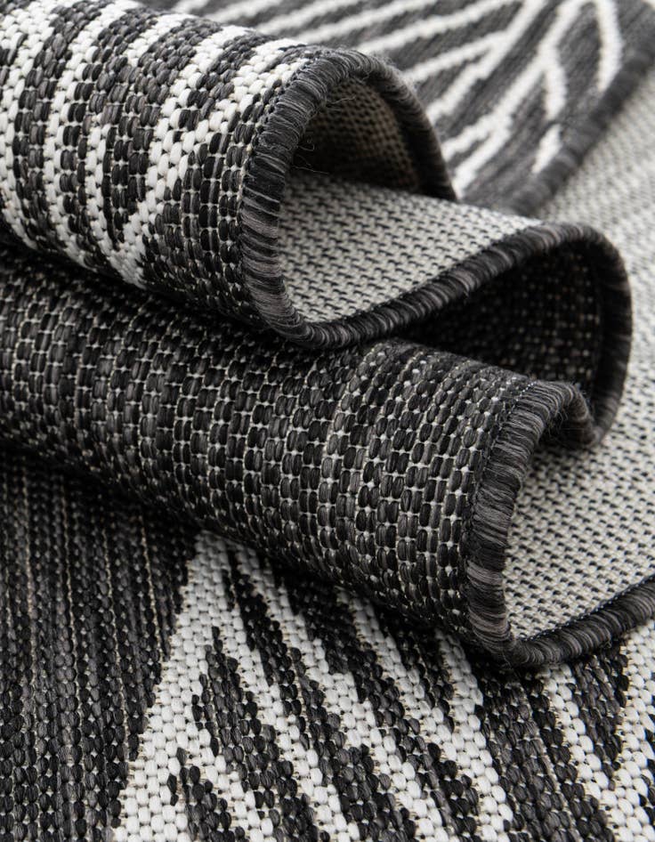 Detail image of  2' x 6'  Washable Botanical Indoor / Outdoor Runner Rug