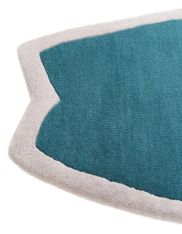 Detail image of  2' x 8' 10 SurfBoard Wool Freeform Rug