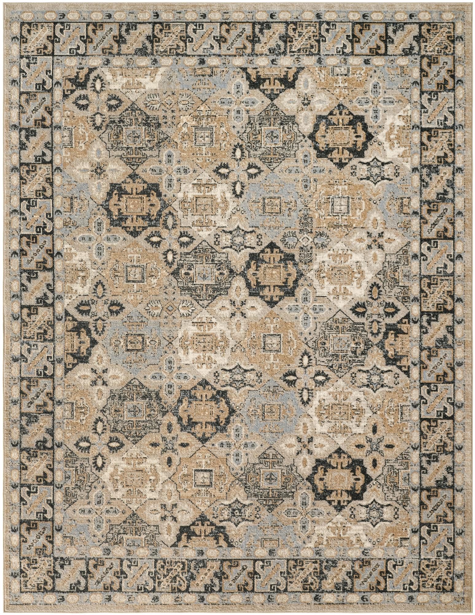 Rug Ivory Gray Blue Swatch link
