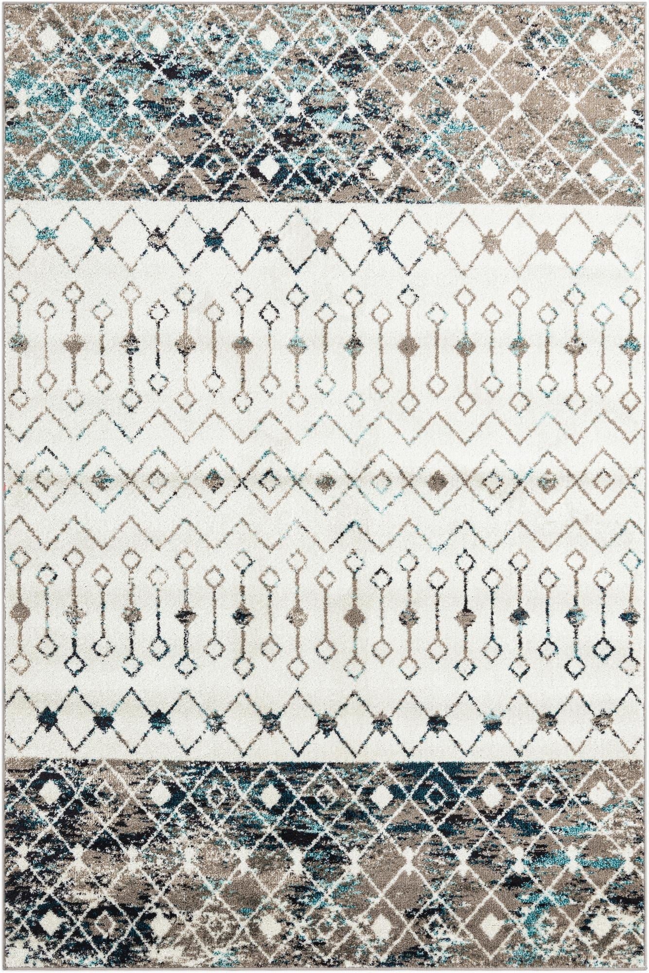  6' x 9' Moroccan Trellis Rug