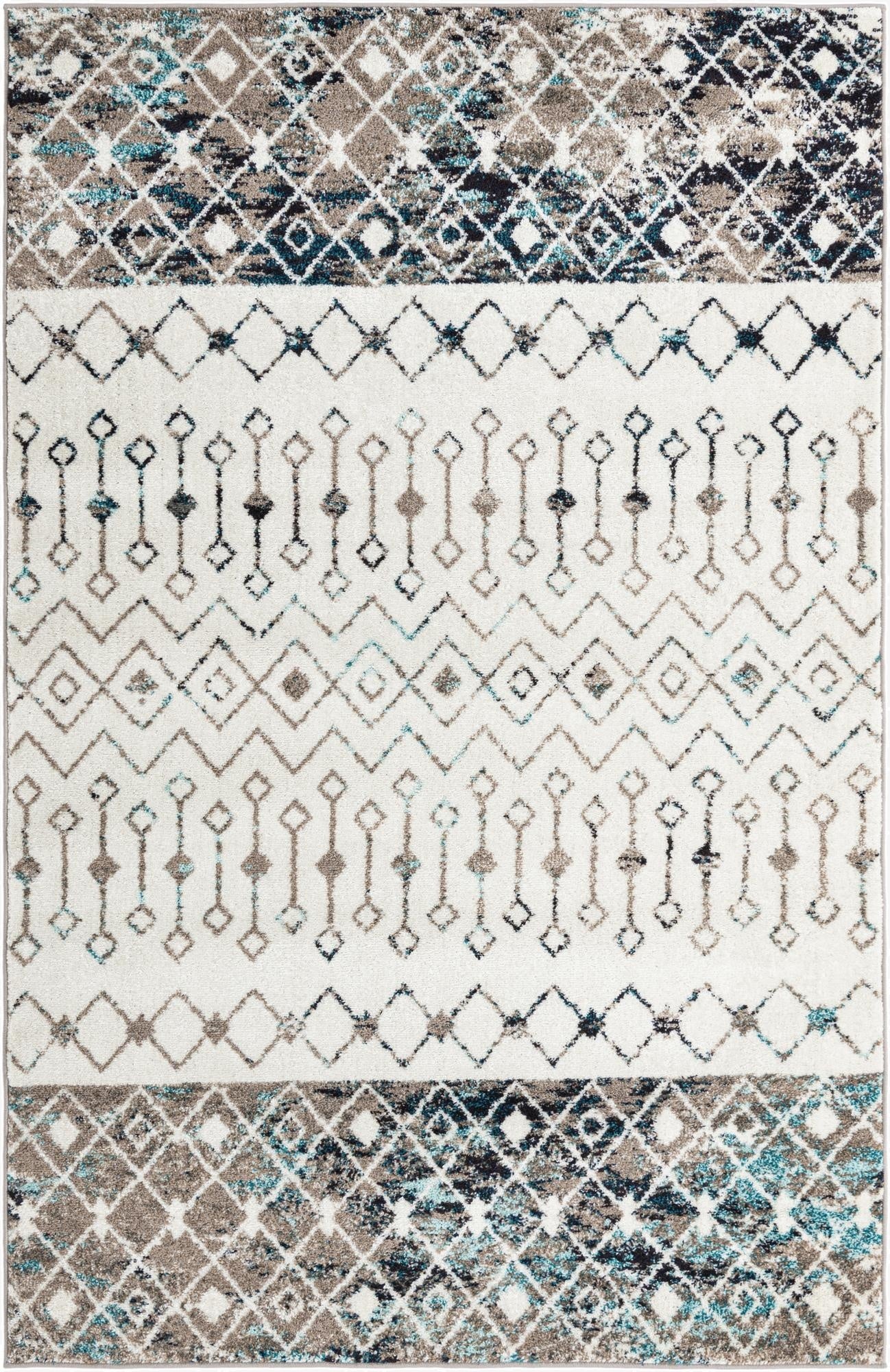  5' 3 x 8' Moroccan Trellis Rug