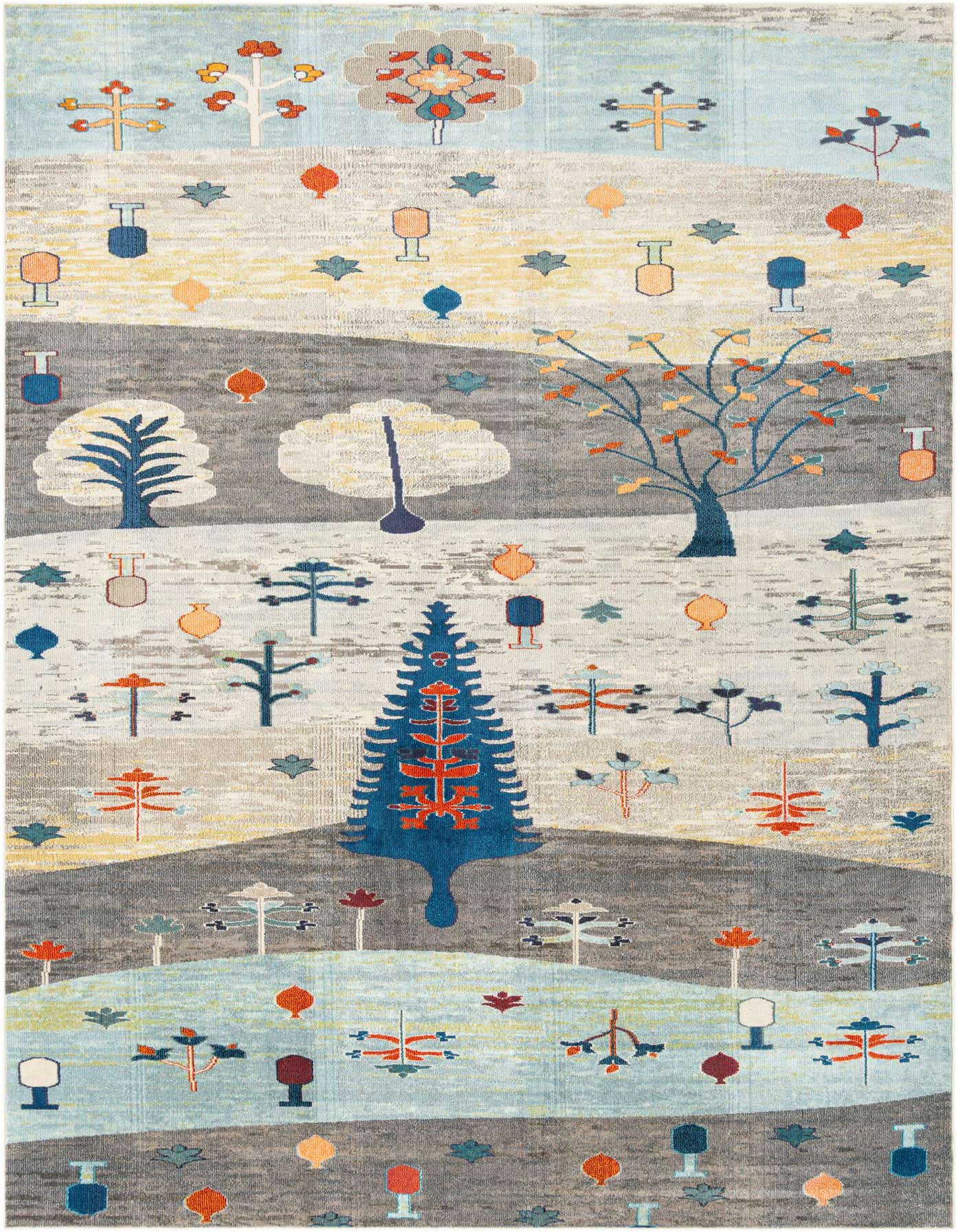 Primary image of  9' 10 x 14'  Washable Vivid Rug