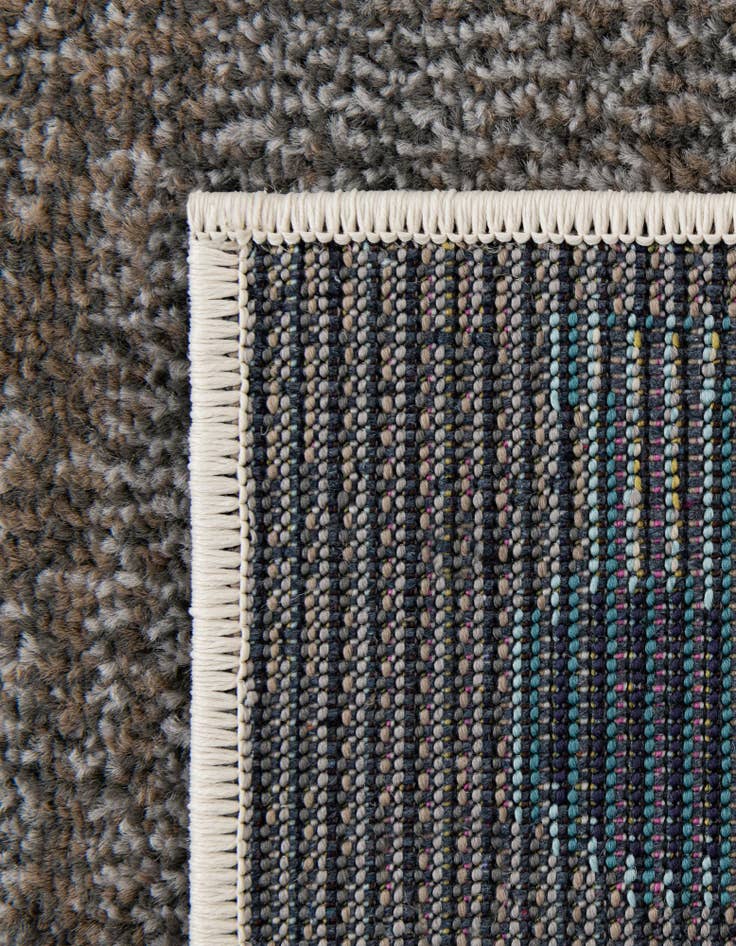 Detail image of  9' 10 x 9' 10  Washable Vivid Square Rug