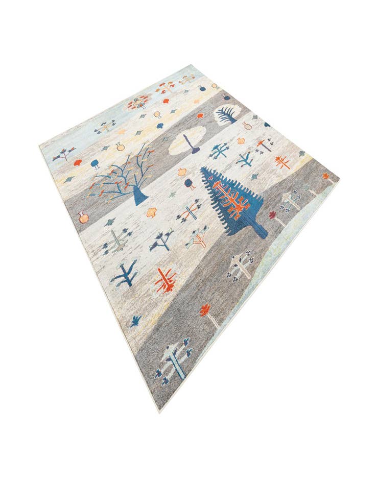 Detail image of  7' 10 x 7' 10  Washable Vivid Square Rug