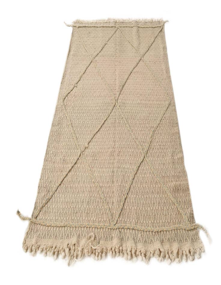 Detail image of  3' 8 x 6' 4  Hand Knotted Moroccan Wool Rug