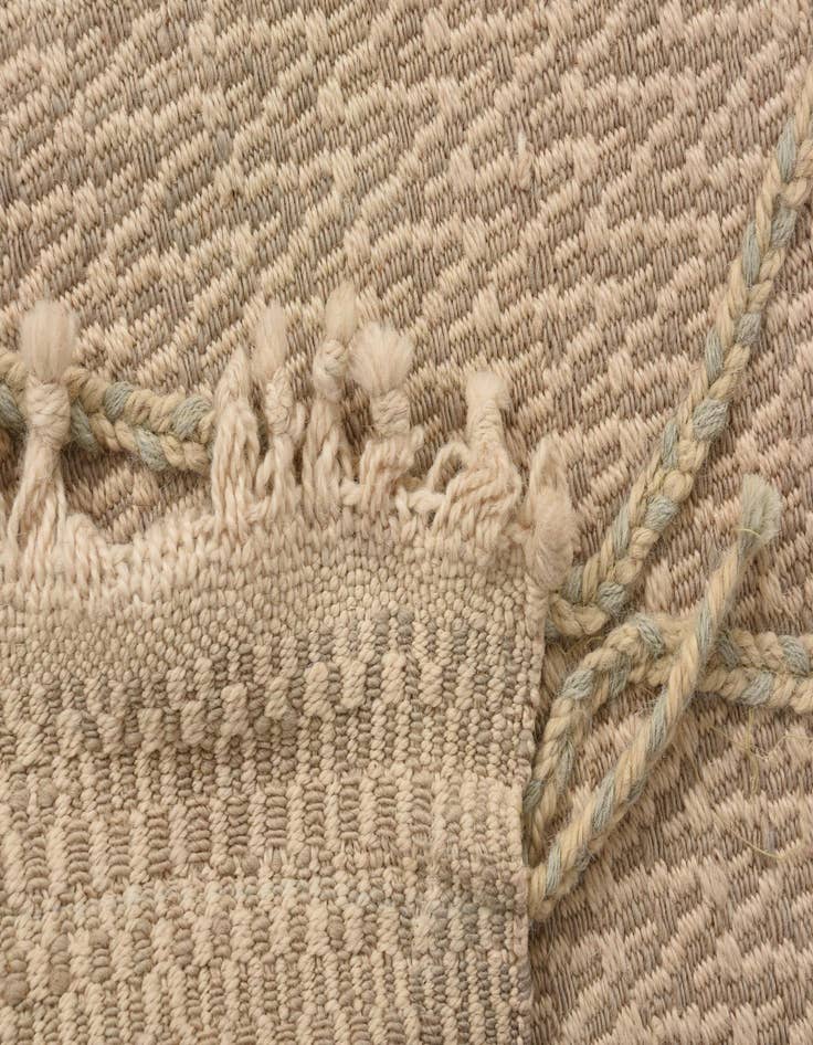 Detail image of  3' 8 x 6' 4  Hand Knotted Moroccan Wool Rug