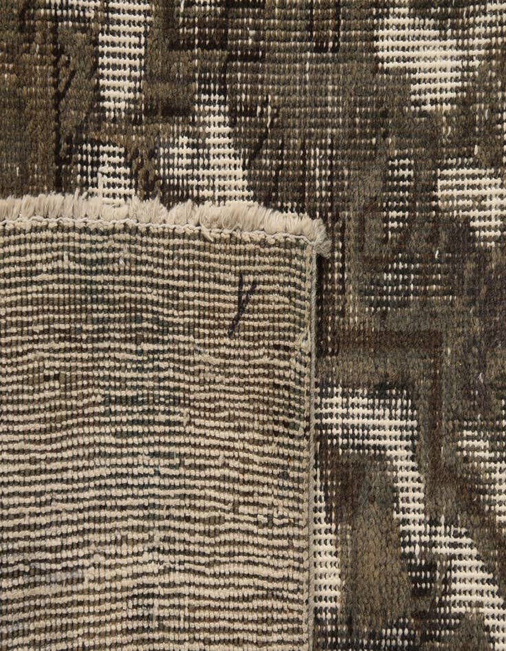 Detail image of  9' 4 x 12' 3  Hand Knotted Ultra Vintage Persian Wool Rug