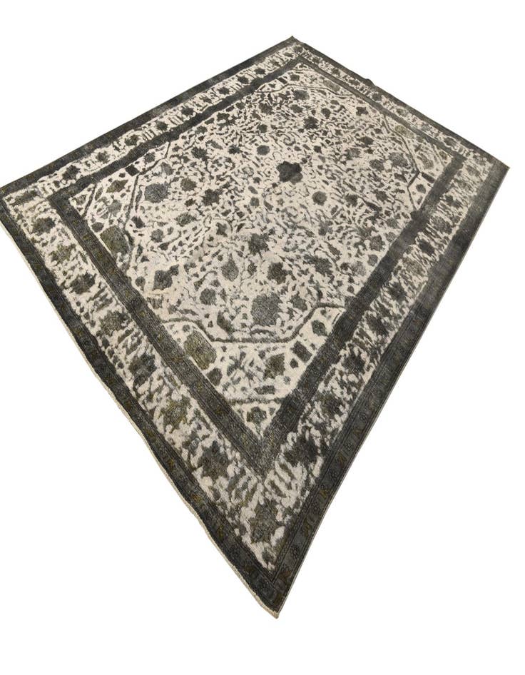 Detail image of  8' x 11' 3  Hand Knotted Ultra Vintage Persian Wool Rug