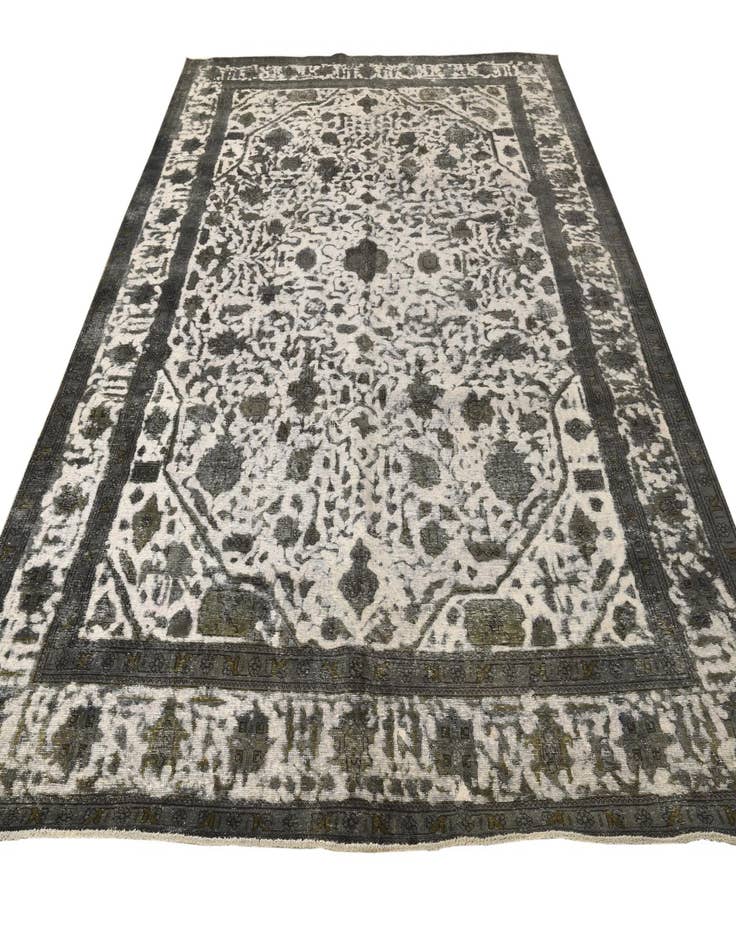 Detail image of  8' x 11' 3  Hand Knotted Ultra Vintage Persian Wool Rug