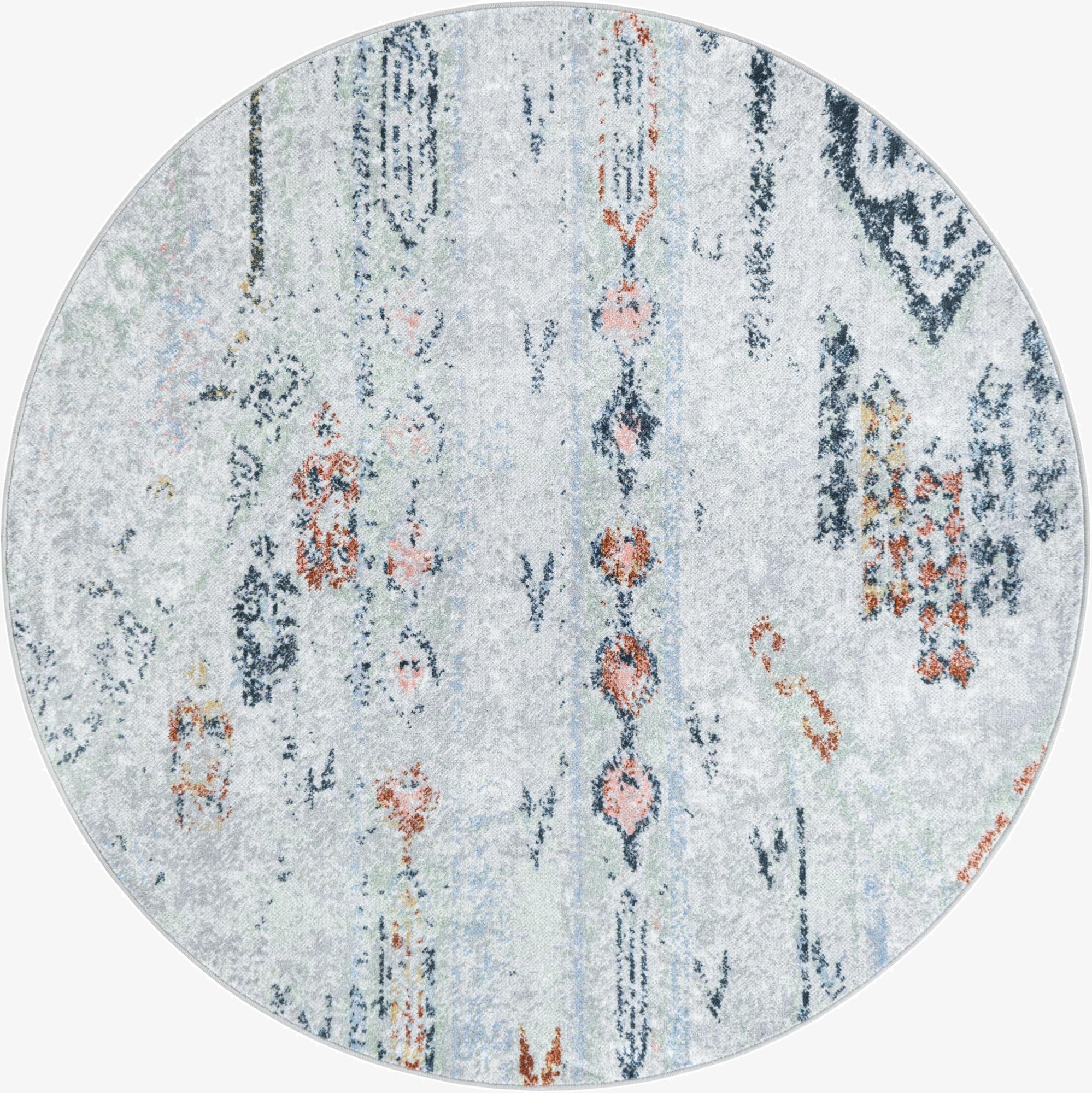  5' 3 x 5' 3 Kamala Washable Round Rug