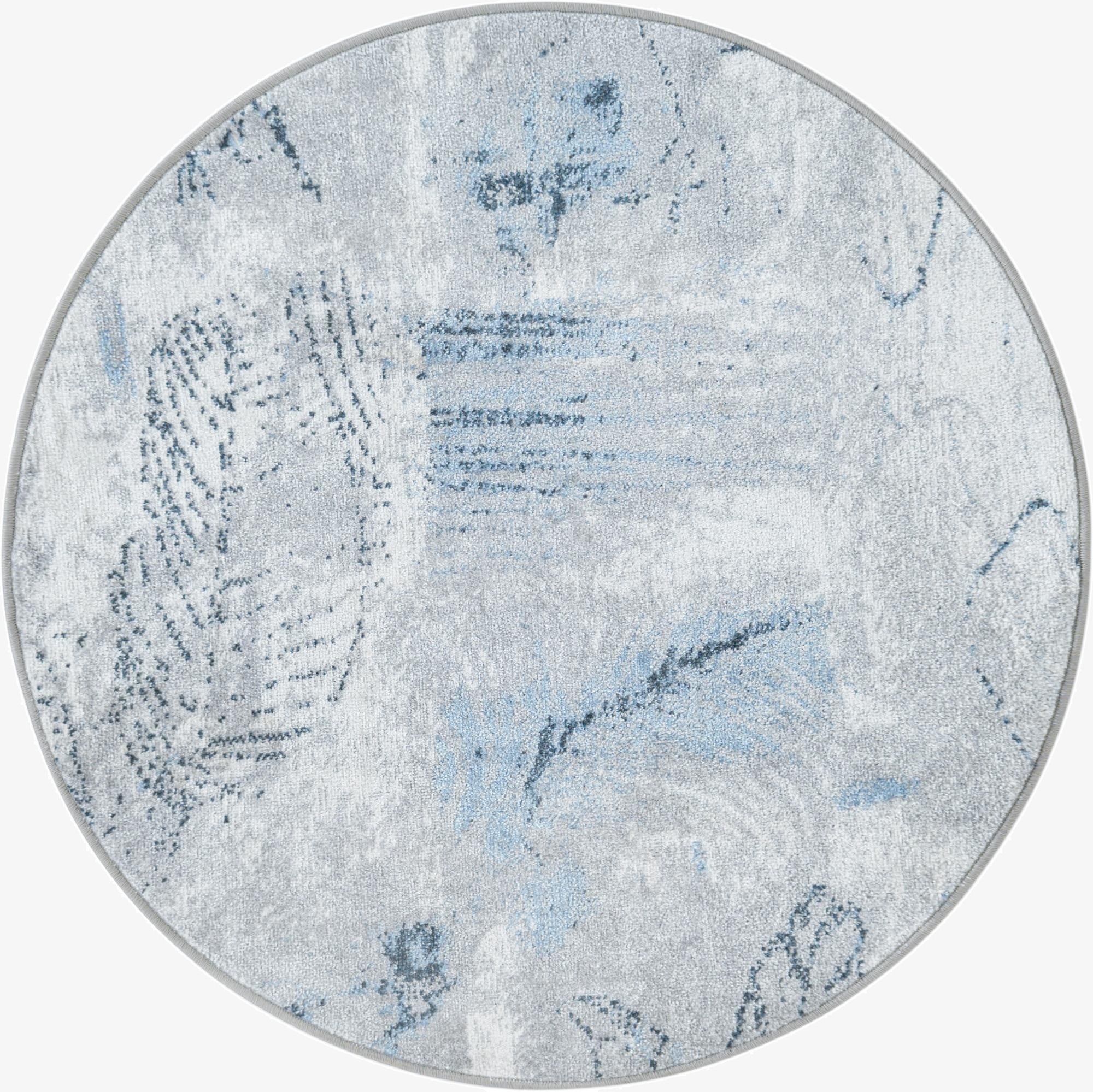  3' 3 x 3' 3 Kamala Washable Round Rug