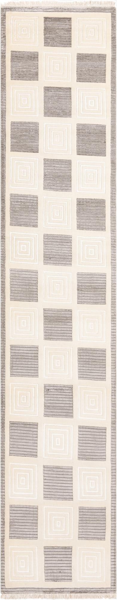  2' 7 x 13' 5  Hand Knotted Darya Wool Runner Rug