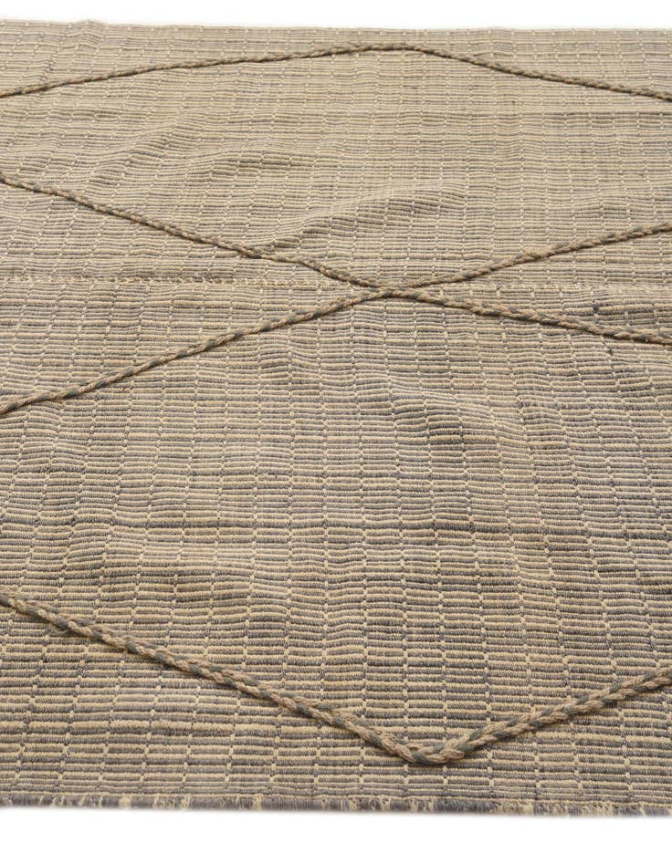 Detail image of  6' 1 x 12' 1  Hand Knotted Moroccan Wool Runner Rug