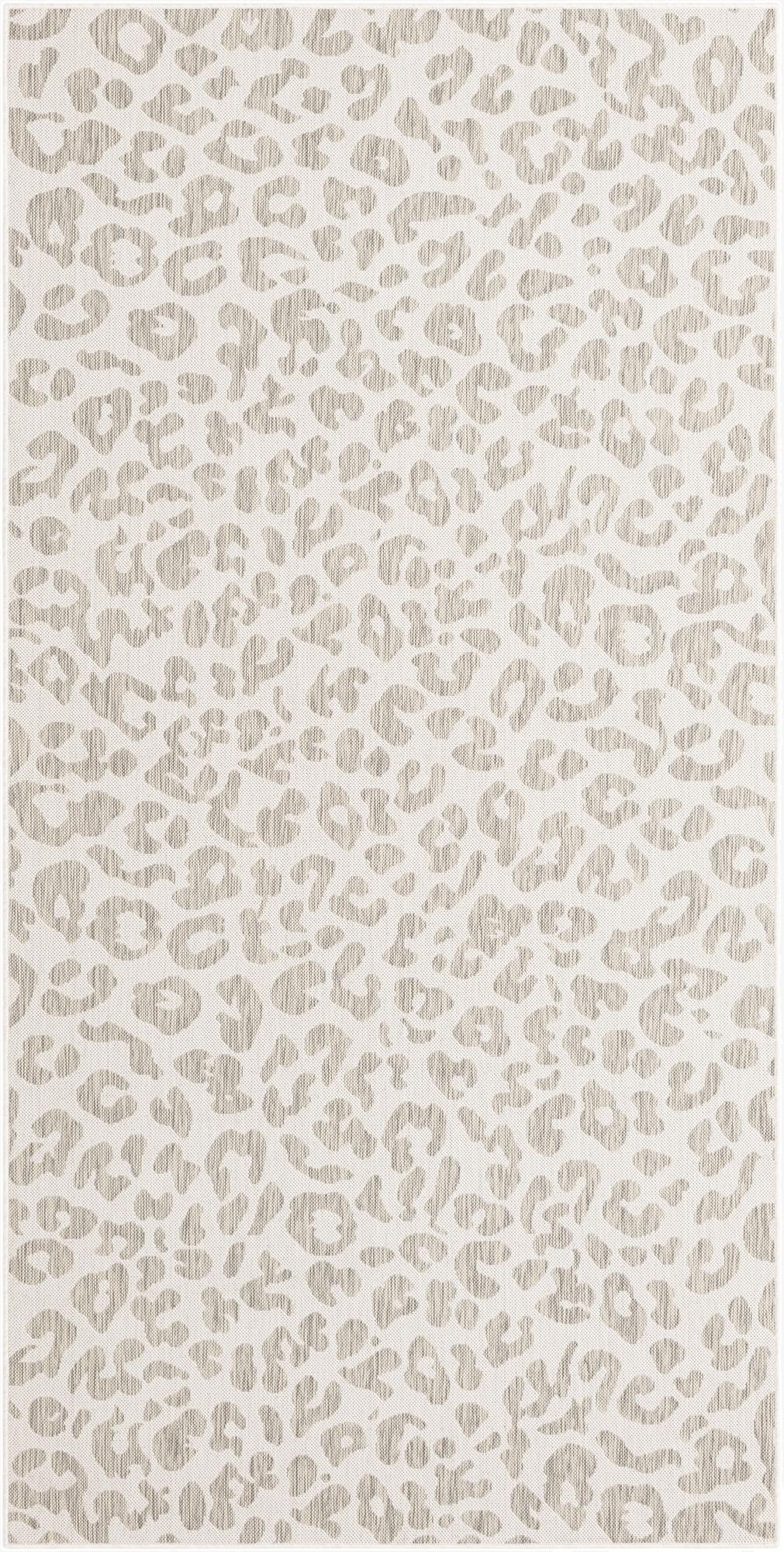  5' x 10'  Washable Safari Indoor / Outdoor Runner Rug