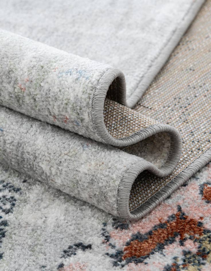 Detail image of  7' 10 x 7' 10 Kamala Washable Square Rug