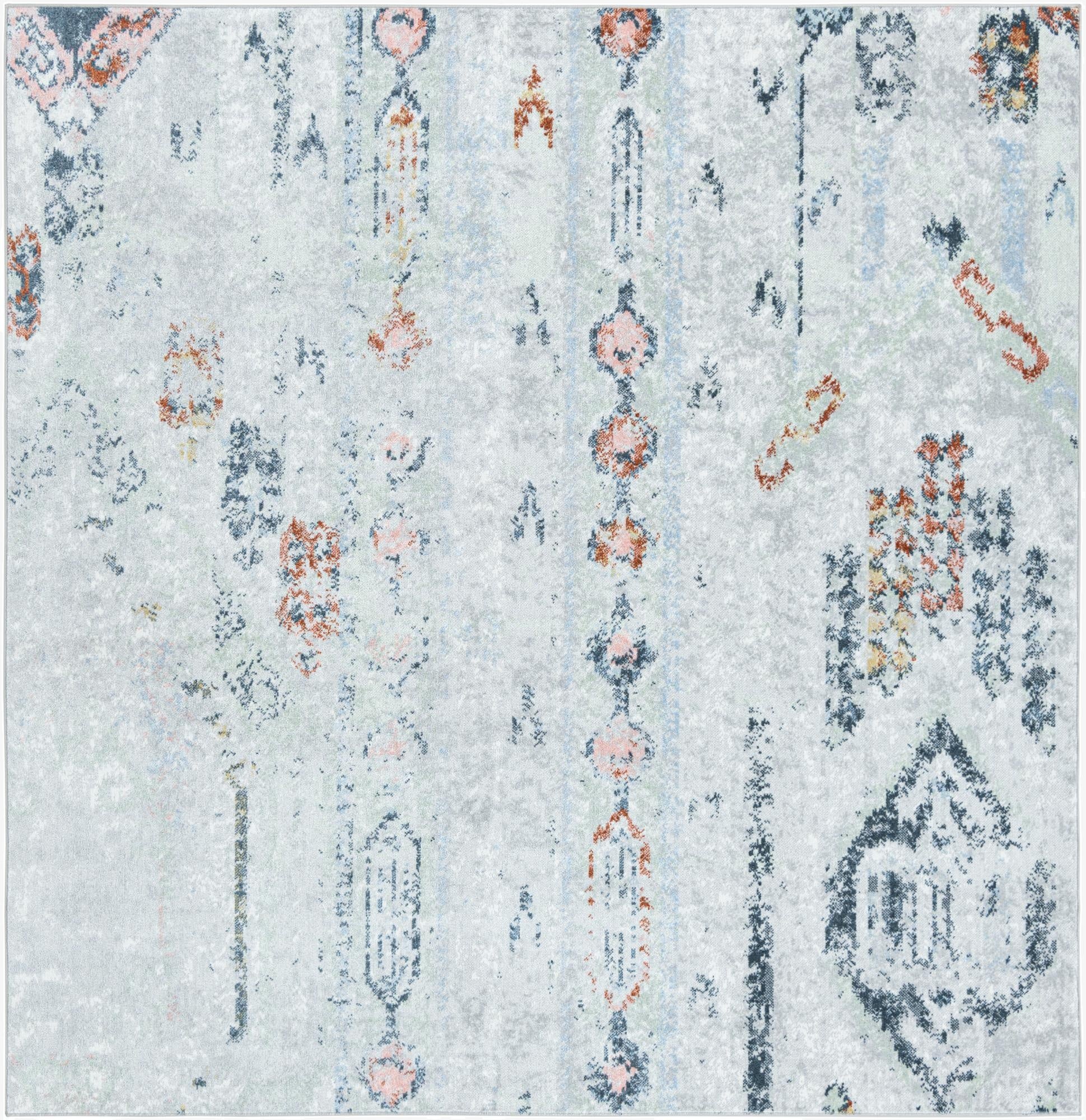  7' 10 x 7' 10 Kamala Washable Square Rug