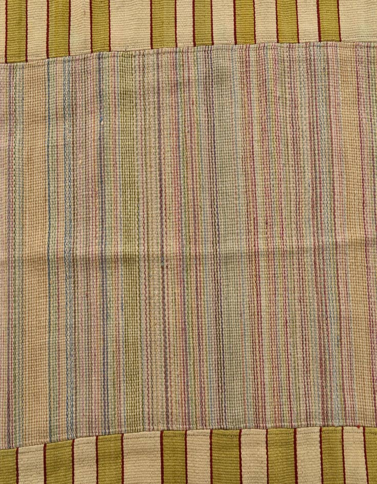 Detail image of  10' 5 x 12' 4  Hand Woven Kilim Modern Wool Rug