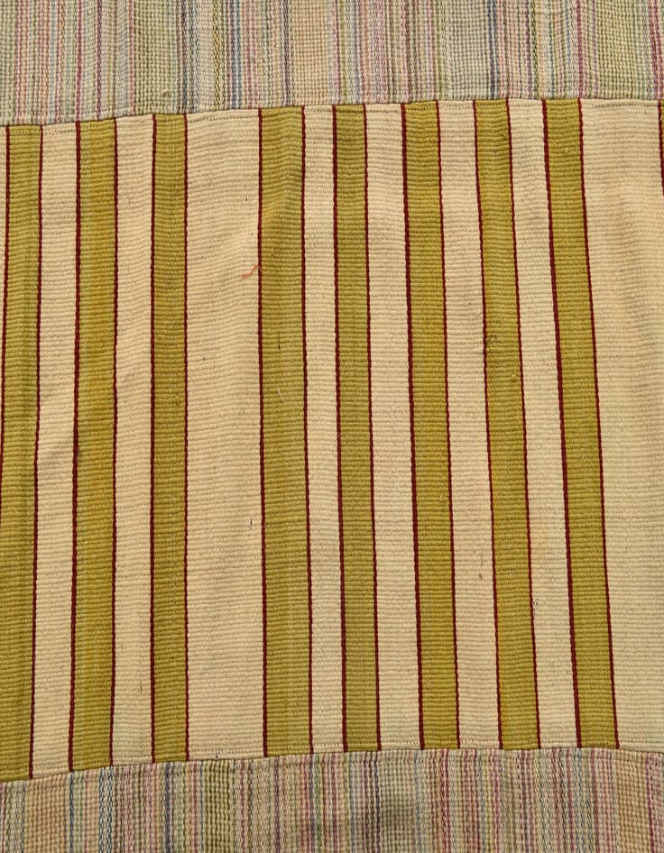 Detail image of  10' 5 x 12' 4  Hand Woven Kilim Modern Wool Rug