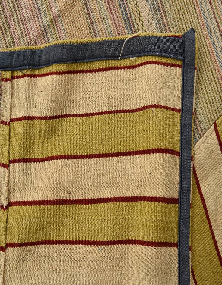 Detail image of  10' 5 x 12' 4  Hand Woven Kilim Modern Wool Rug