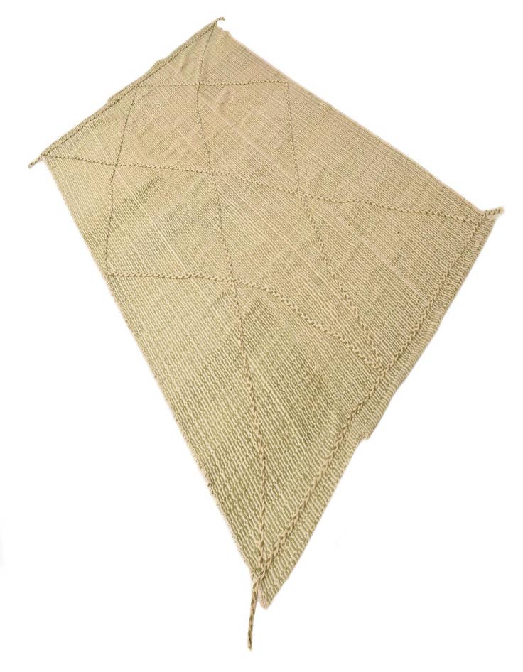 Detail image of  5' 9 x 9' 3  Hand Knotted Moroccan Wool Rug