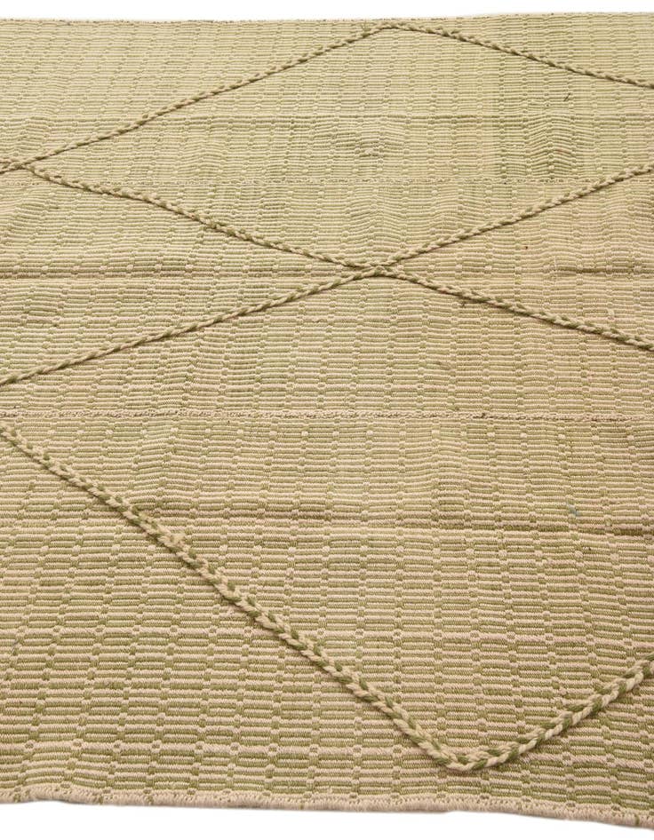 Detail image of  5' 9 x 9' 3  Hand Knotted Moroccan Wool Rug