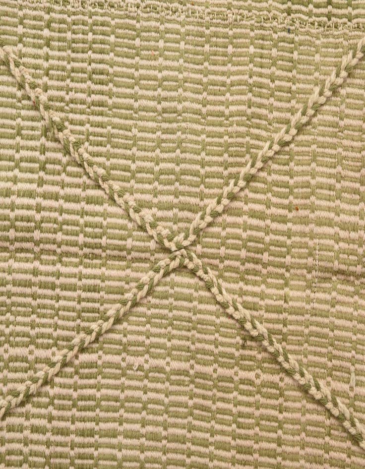 Detail image of  5' 9 x 9' 3  Hand Knotted Moroccan Wool Rug